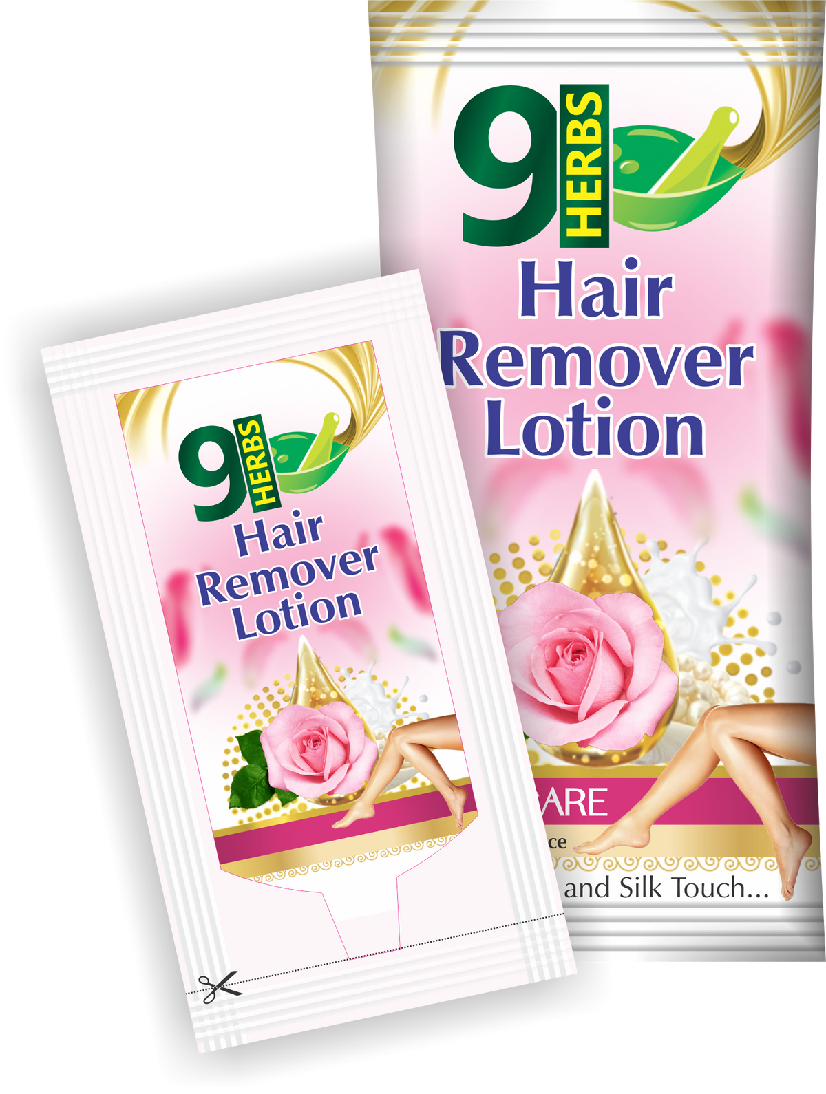 9 Herbs Hair Removal Loction Sachet - 9 HERBS COSMETICS