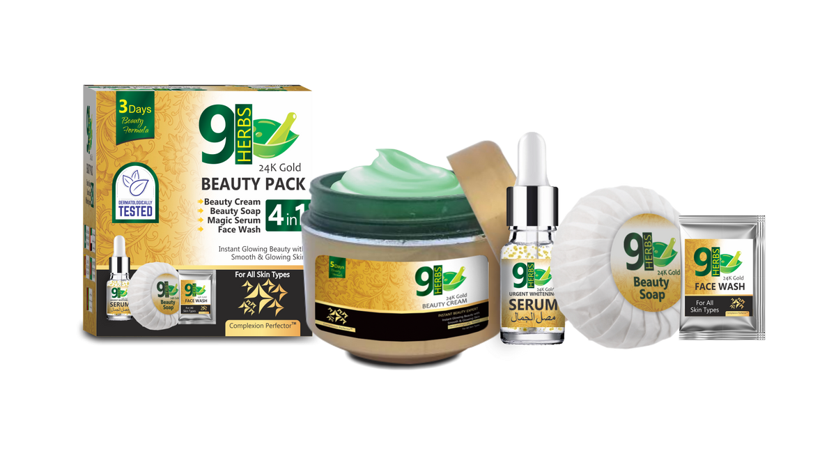 BEAUTY PACK 4 IN 1 - 9 HERBS COSMETICS