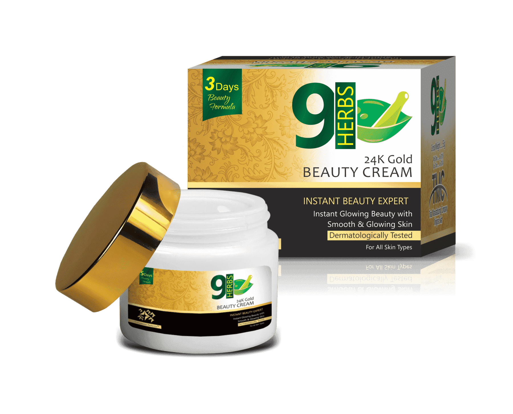 24K GOLD BEAUTY CREAM - 9 HERBS COSMETICS