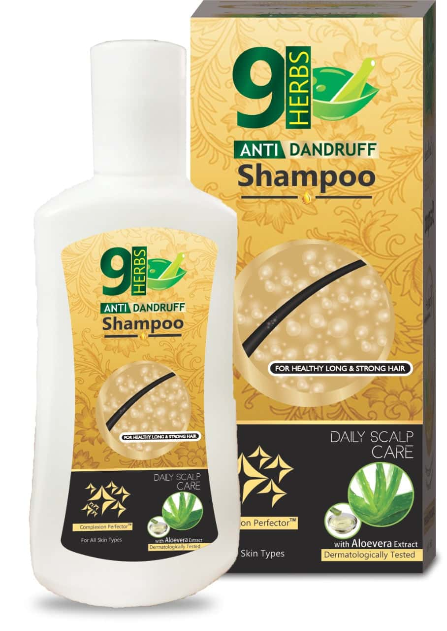 Anti-Dandruff Shampoo with Aloe Vera - 9 HERBS COSMETICS